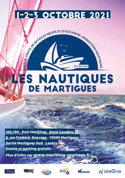 Rencontrez-nous au salon nautique de Martigues du 1 au 3 octobre 2021