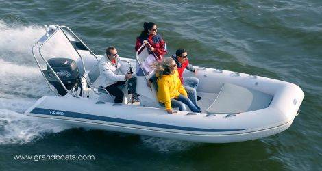 Semi rigide Grand S520 NL + 50cv Honda ltru + remorque