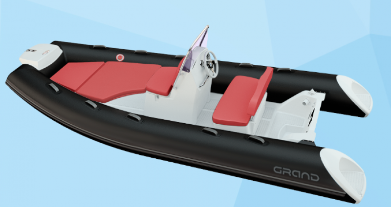 Semi rigide Grand 470 +50 cv+ remorque ensemble neuf à saisir