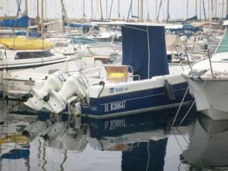 Vente bateau Promarine 700 open 115 CV bi moteur Evinrude VENDU