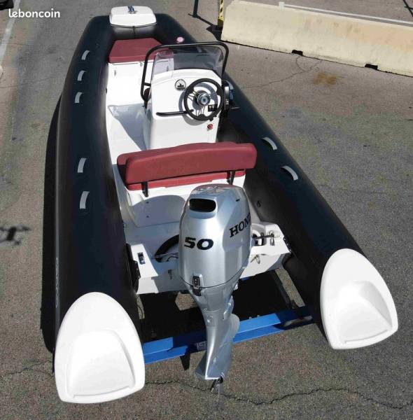 Semi rigide Grand 470 +50 cv+ remorque ensemble neuf à saisir